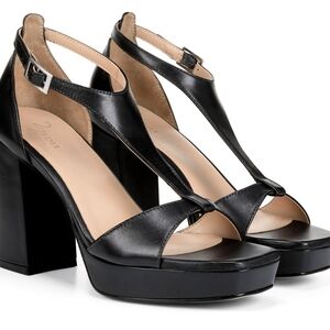 27 EDIT Black Platform Heels